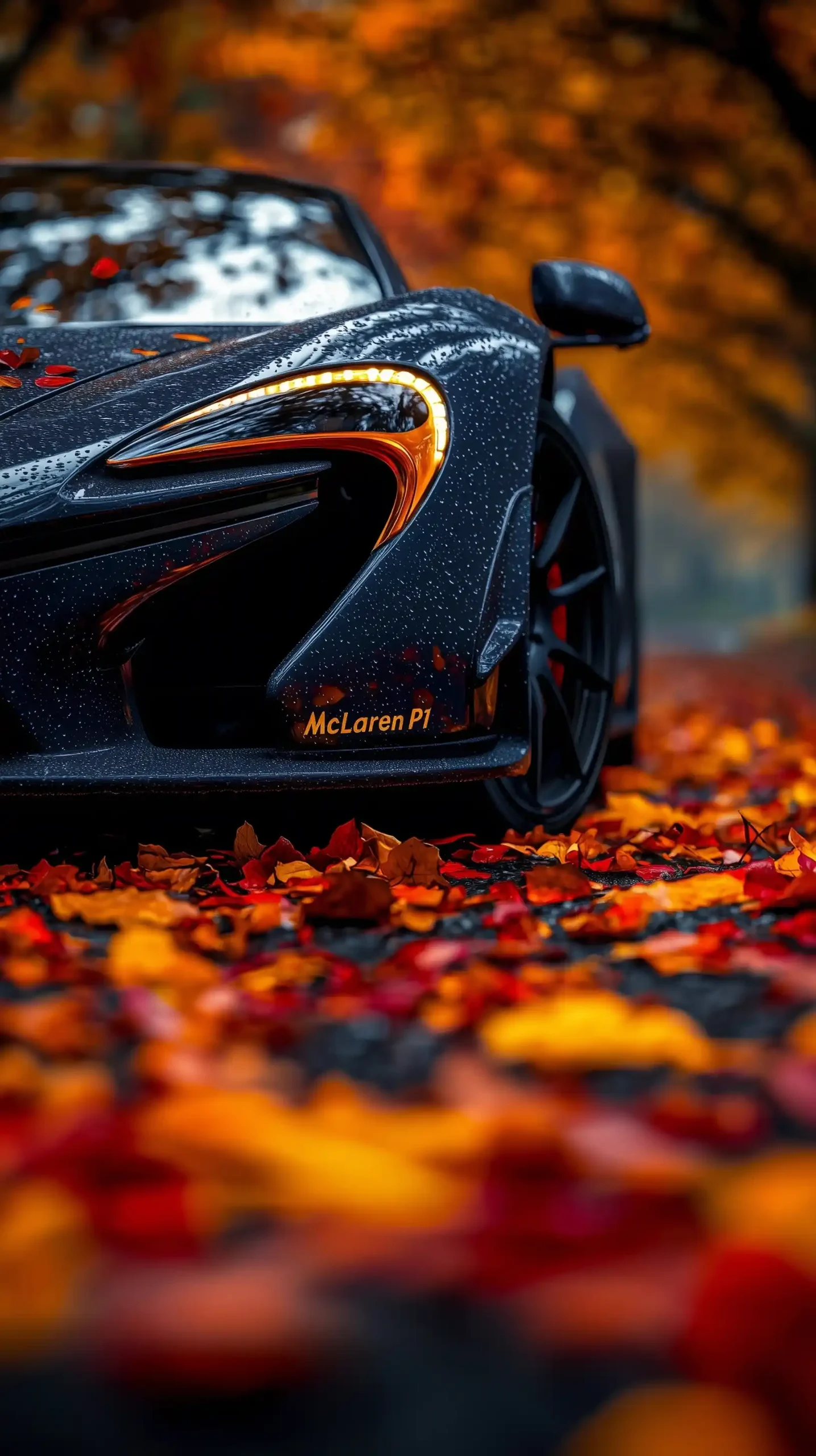 Hyper-Realistic McLaren P1 Portrait Midjourney提示词