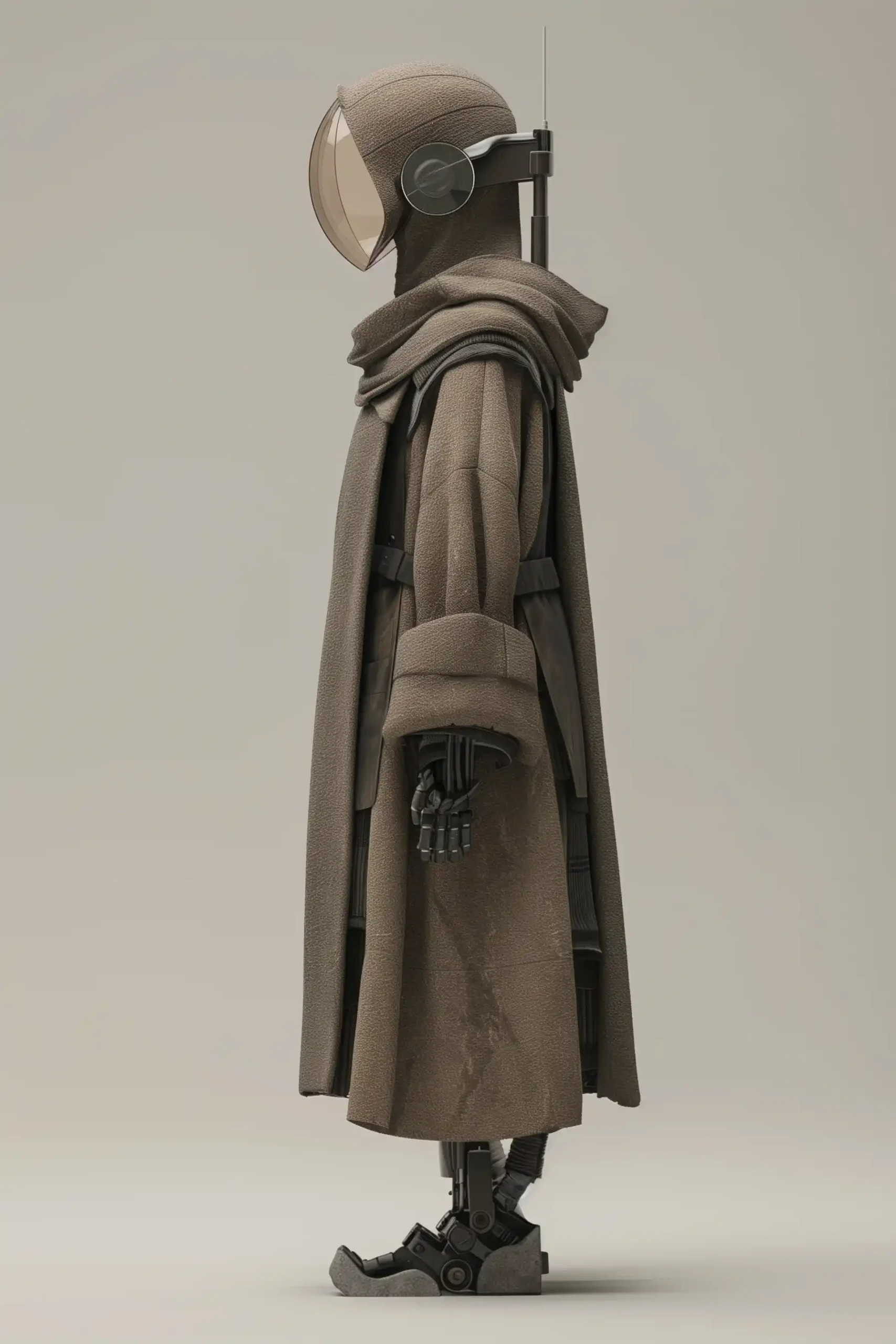Deconstructed Robot in Wool Midjourney提示词