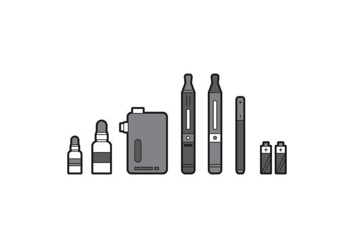 免费的Vaping插图