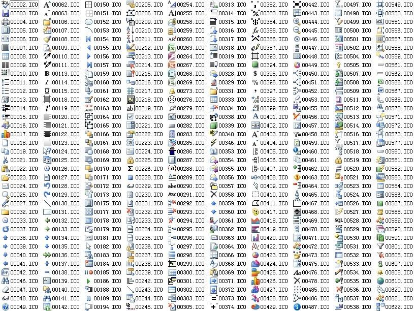 Office2007 完整ICO图标  