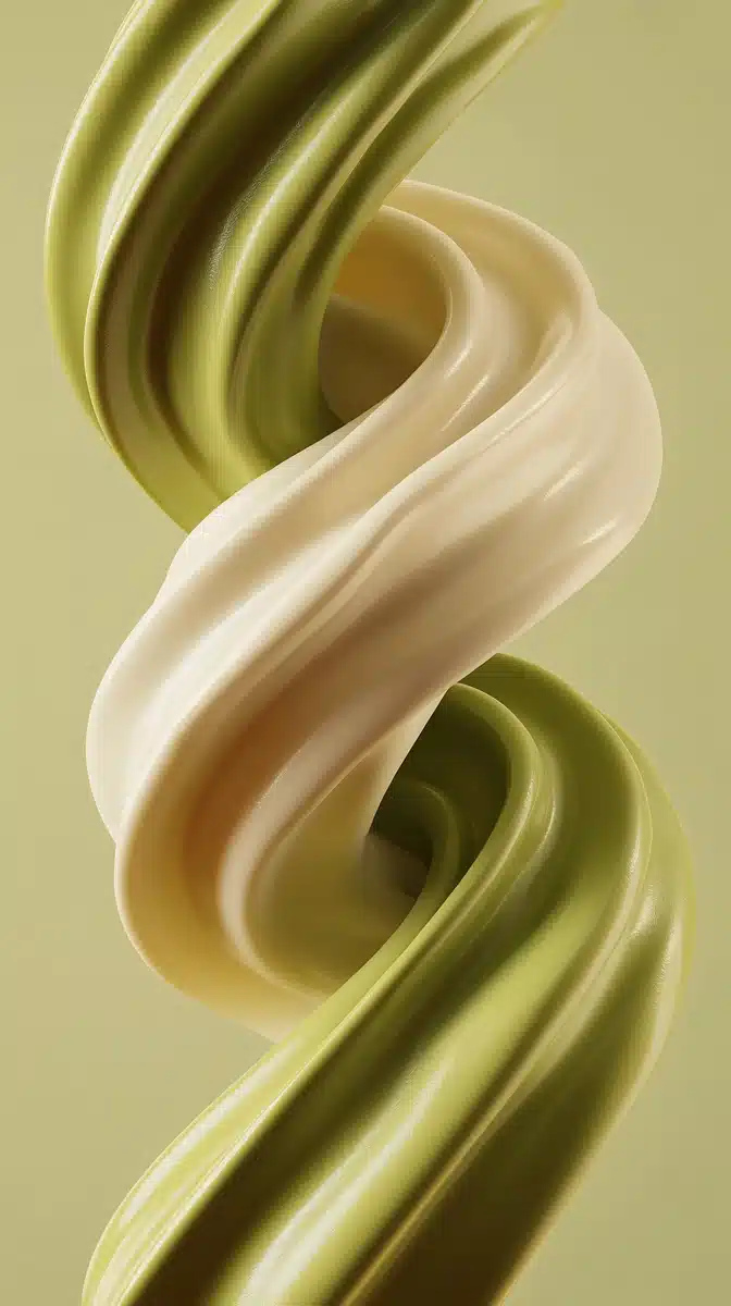 Macro Food Photography Sauces Swirl Midjourney提示词