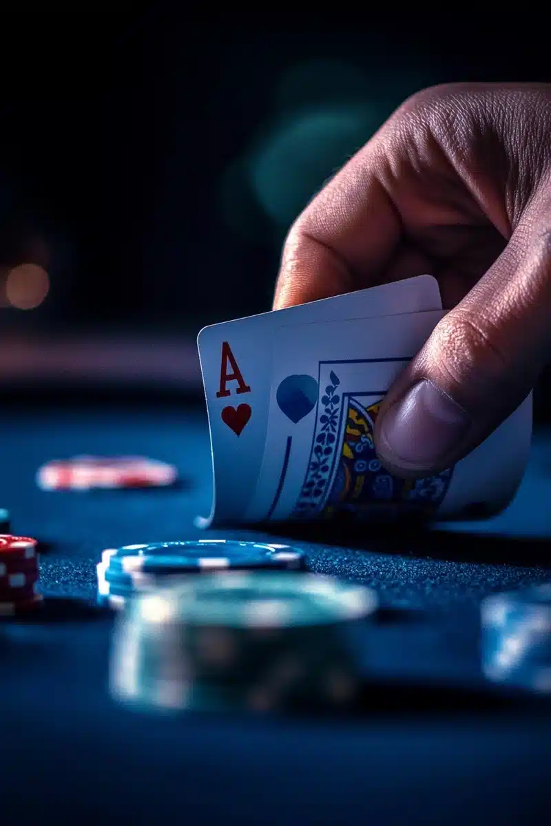 Casino Card Toss 3D Render Midjourney提示词